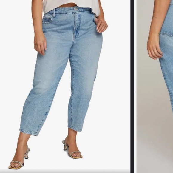 Good American Good Mom Jeans in Blue586 - Picture 10 of 10